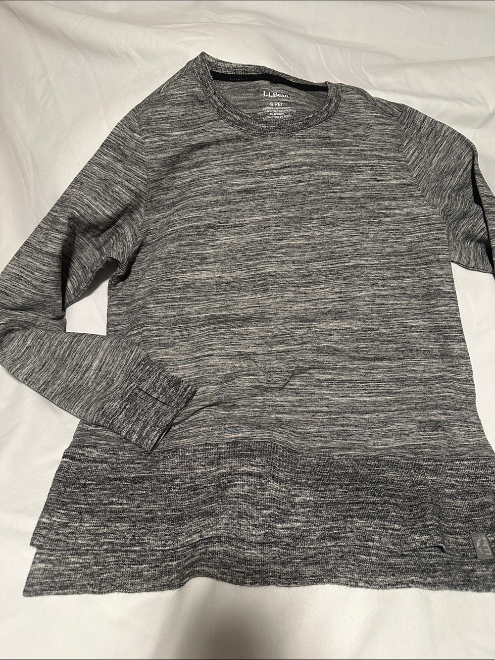 L.L. Bean Gray Heathered Crewneck Sweatshirt